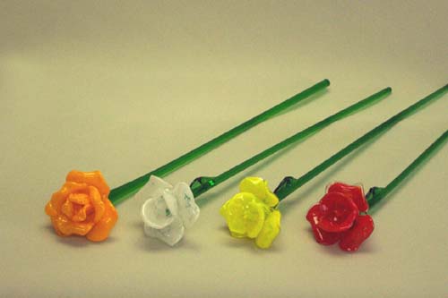 Murano Art Glass Collections from MuranoArtGlass.us - Glass Flowers 1014